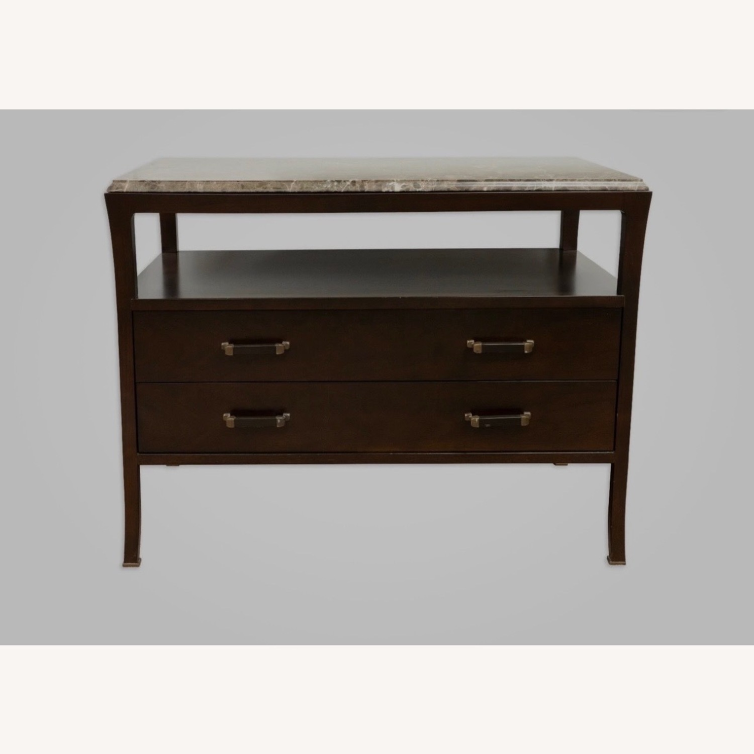 Pair of Baker Walnut Nightstands  - image-1