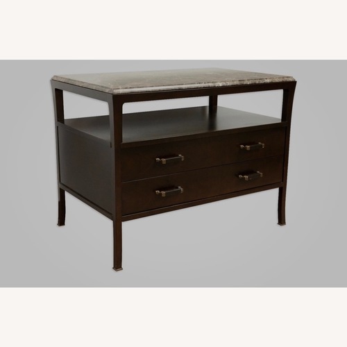 Used Pair of Baker Walnut Nightstands  for sale on AptDeco