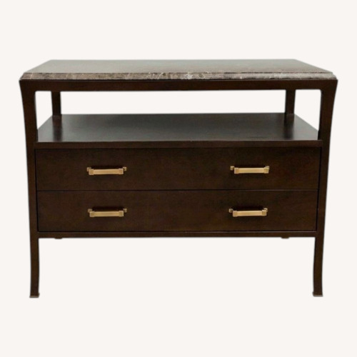 Used Pair of Baker Walnut Nightstands  for sale on AptDeco