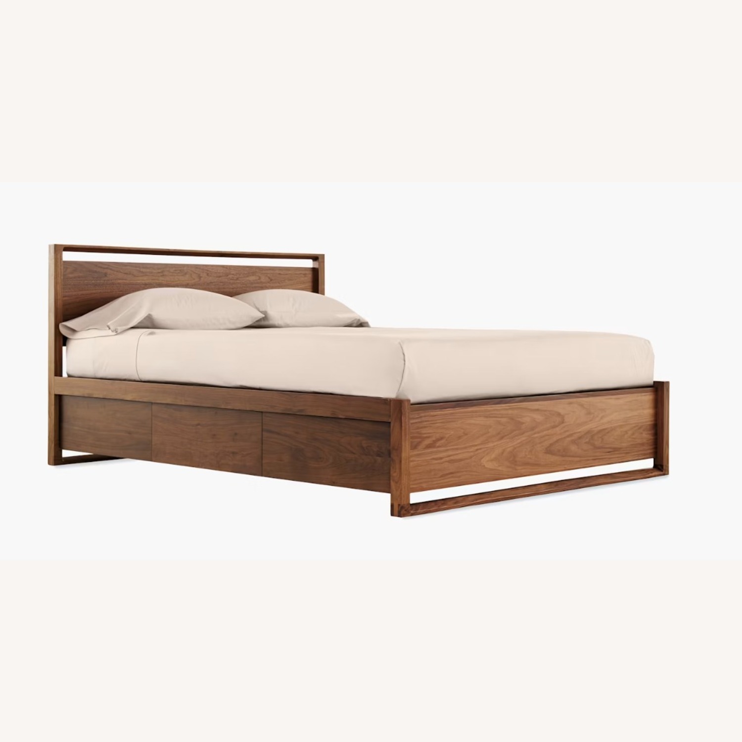Design Within Reach Matera Walnut Full Size Storage Bed - image-5