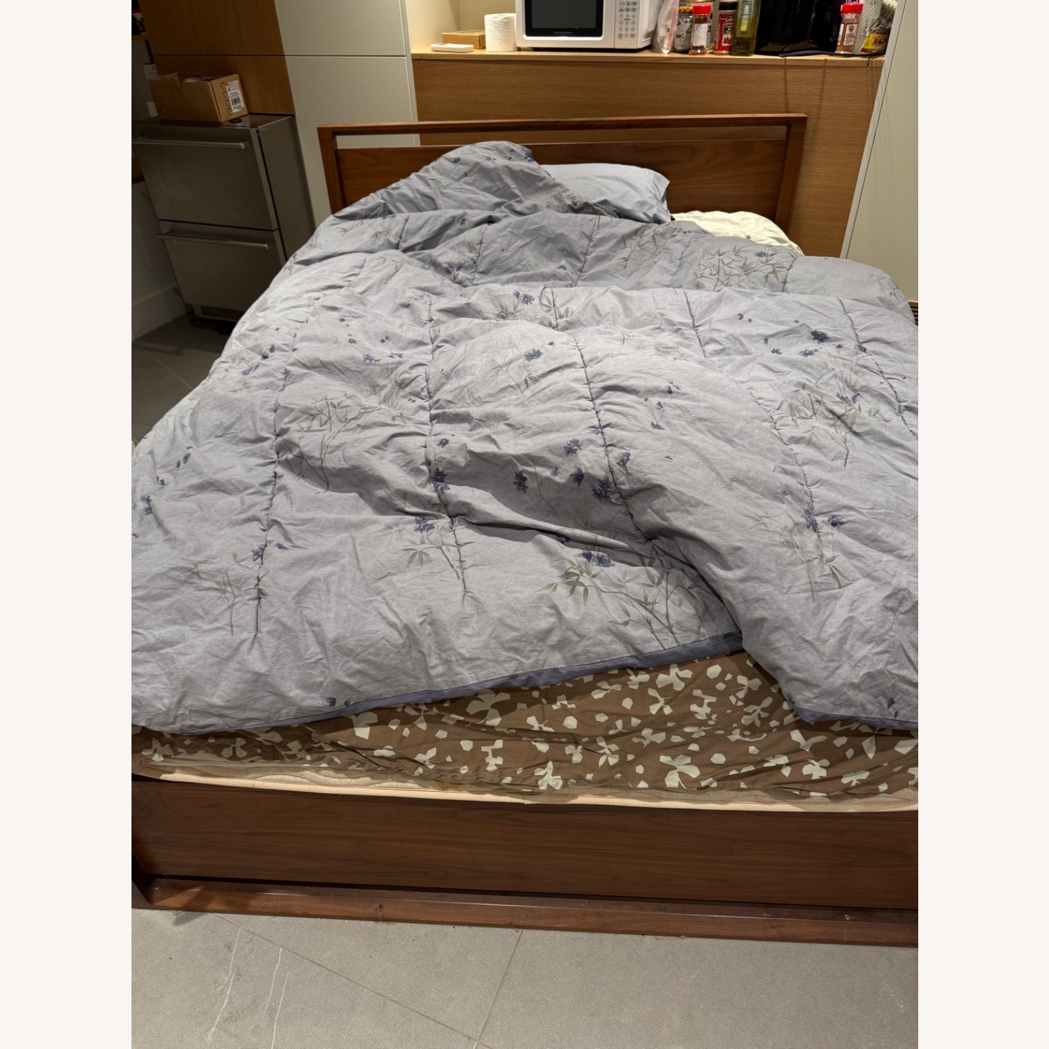 Design Within Reach Matera Walnut Full Size Storage Bed - image-3