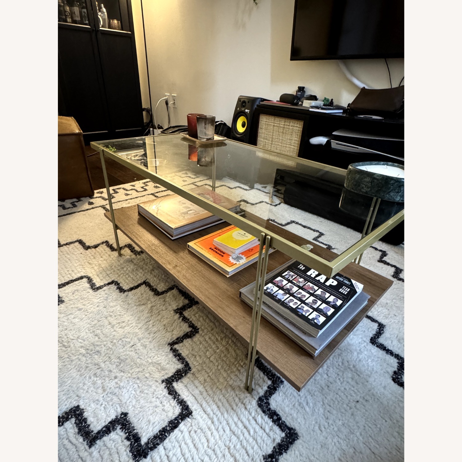 Wayfair Glass Coffee Table - image-1