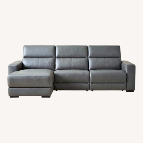 Used Vintage/Antique Dark Gray 3+ Piece Sectional for sale on AptDeco