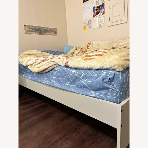Used IKEA GURSKEN Full Bed Frame for sale on AptDeco
