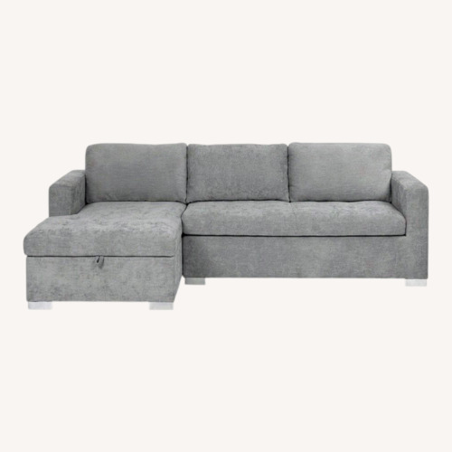 Used Article Soma Dawn Gray Left Sofa Bed for sale on AptDeco