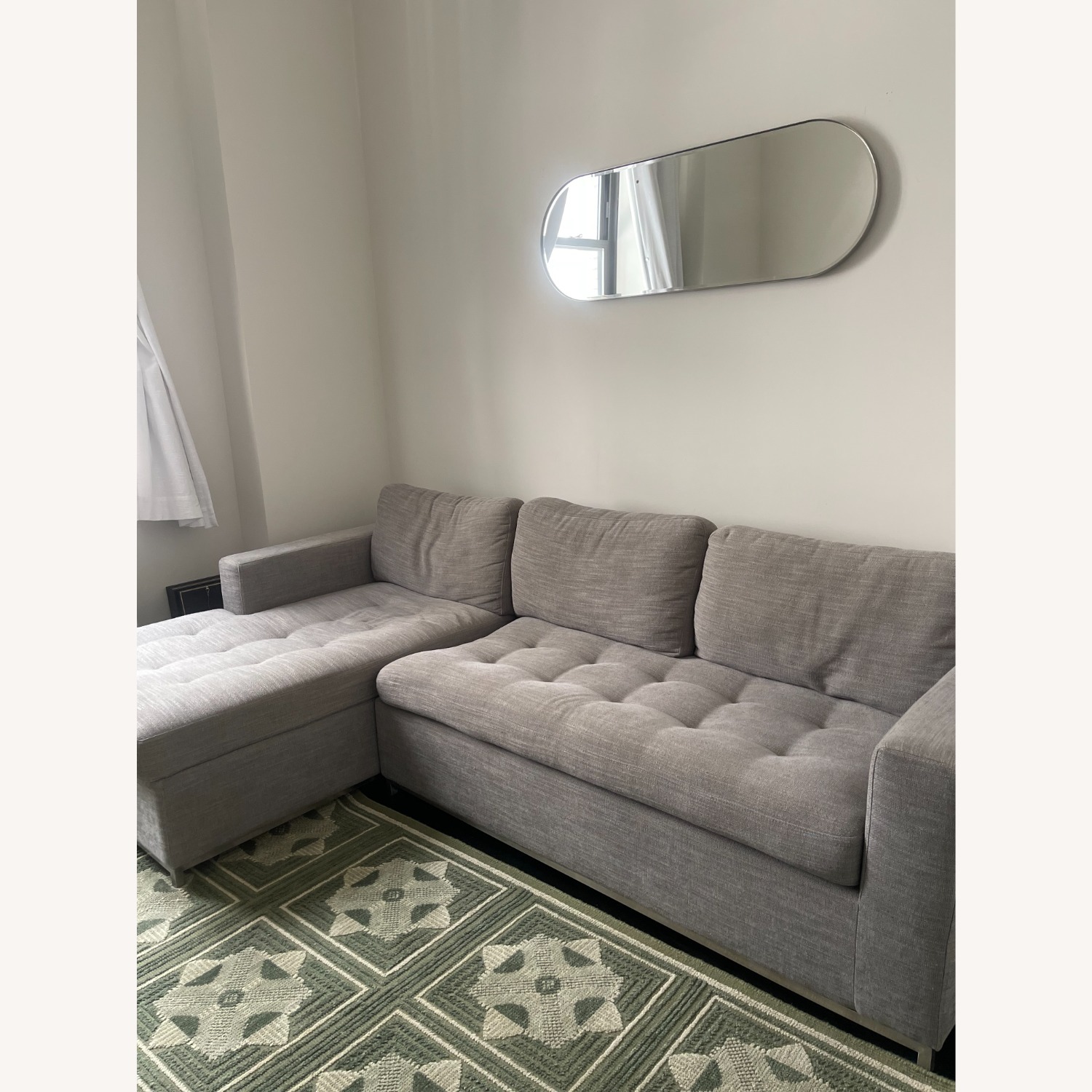 Article Soma Dawn Gray Left Sofa Bed - image-1