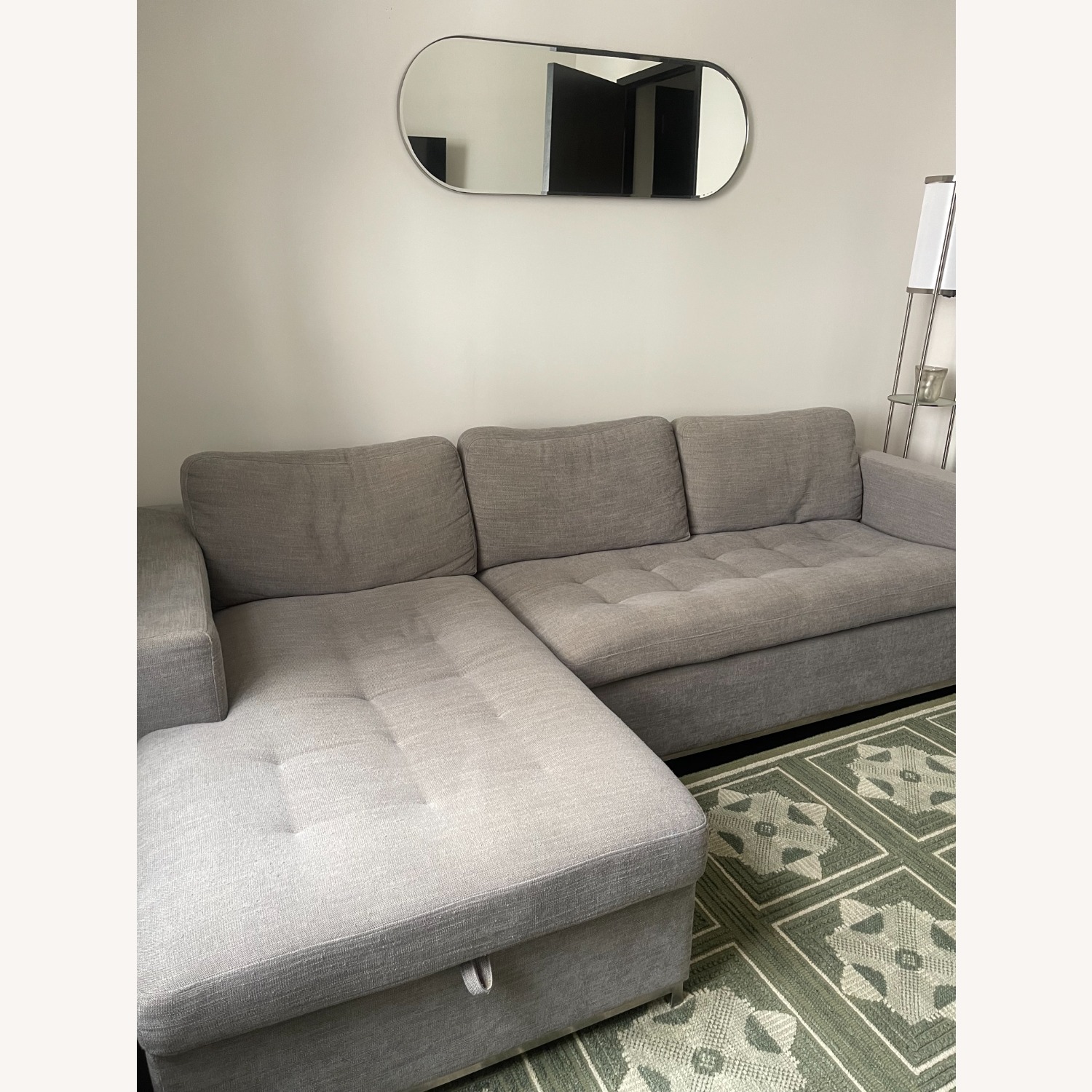 Article Soma Dawn Gray Left Sofa Bed - image-3