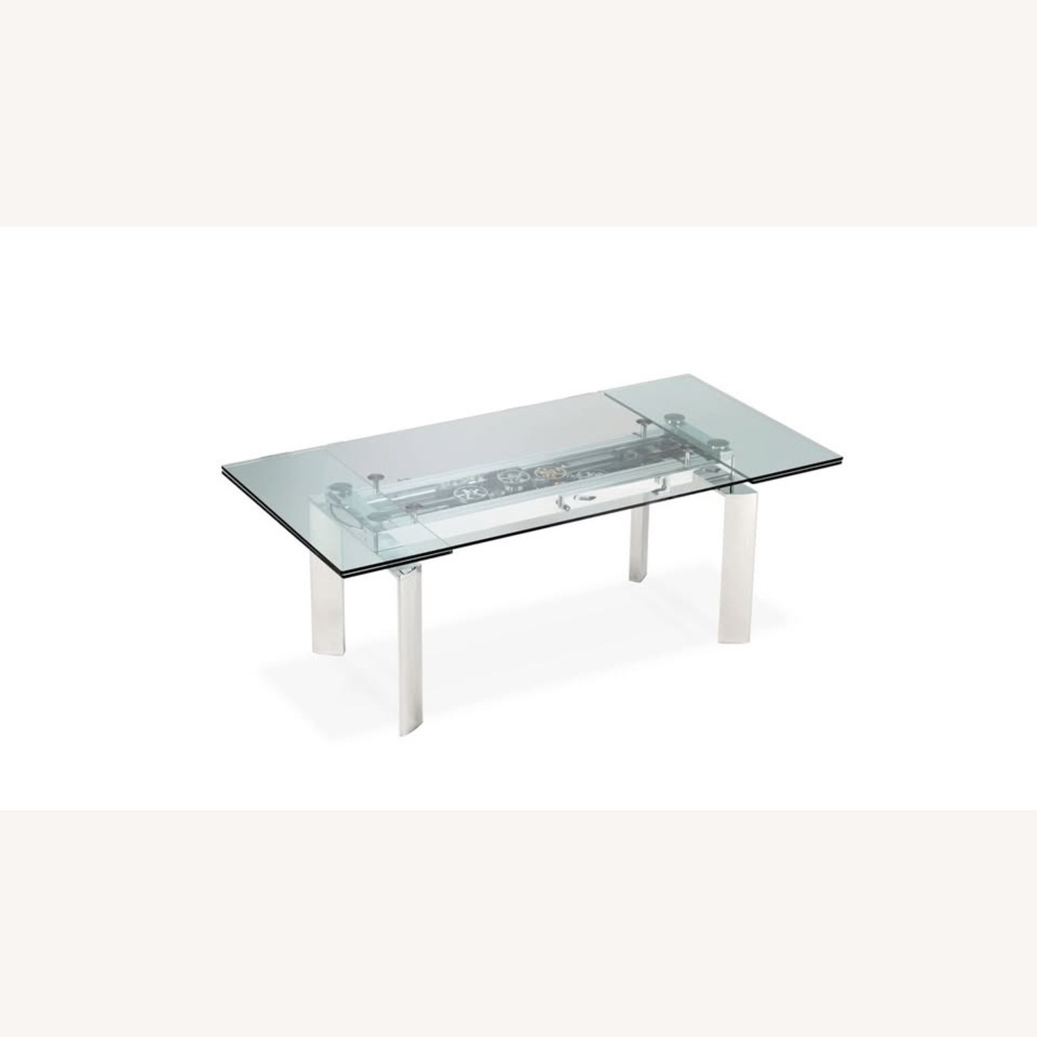 Roche Bobois Astrolab Silver Metal Dining Table - image-1