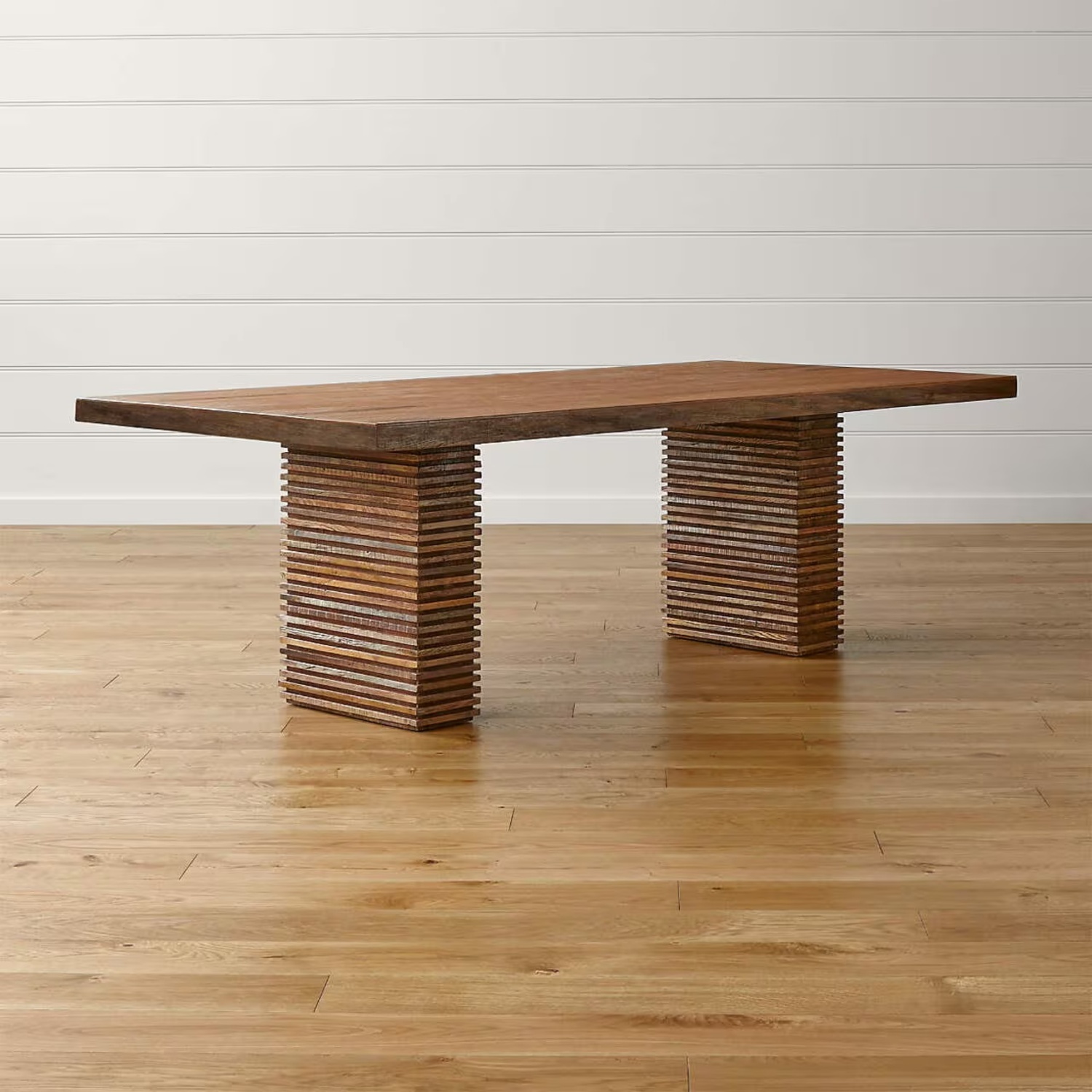 Crate & Barrel Paloma Dark Brown Wood Dining Table - image-7