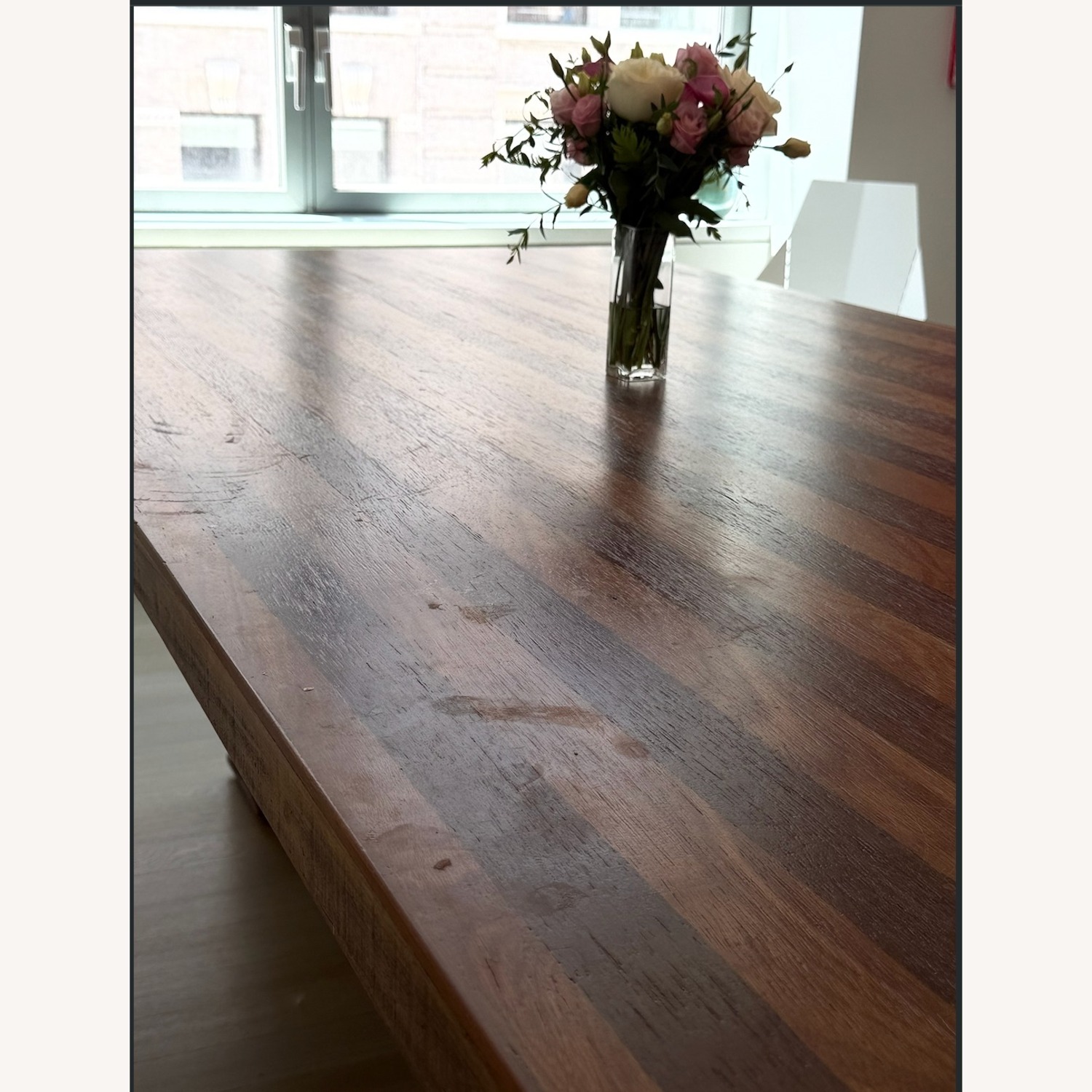 Crate & Barrel Paloma Dark Brown Wood Dining Table - image-4