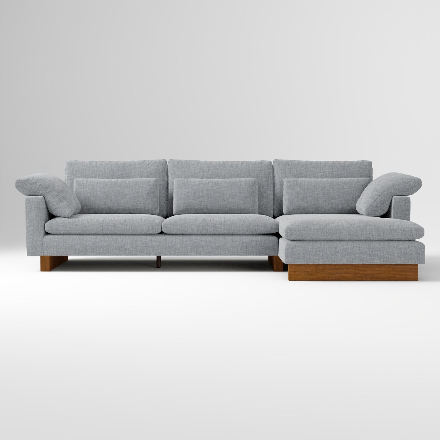 West Elm Harmony Chaise Sofa  - image-4