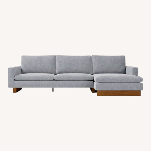 Used West Elm Harmony Chaise Sofa  for sale on AptDeco