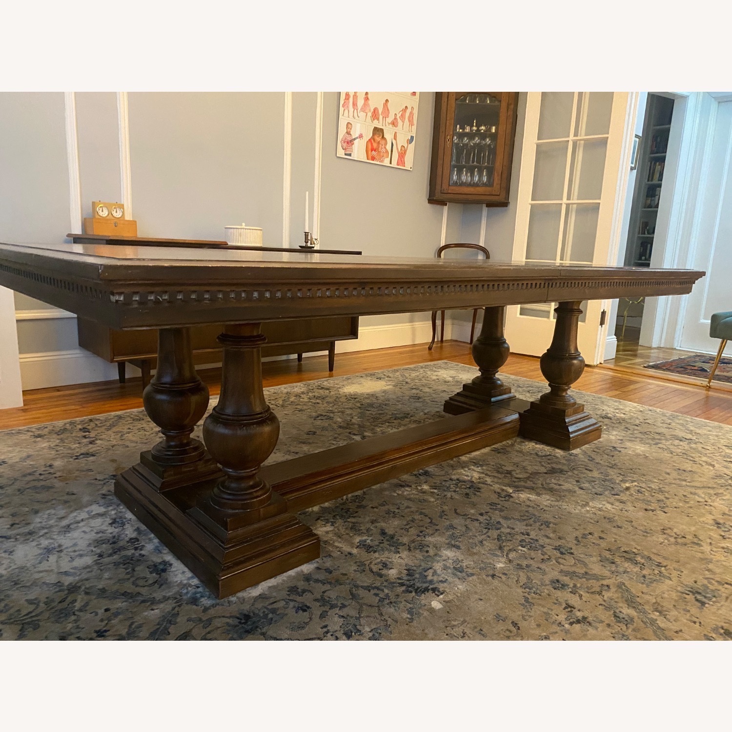 Restoration Hardware St. James Rectangular Extension Dining Table - image-1