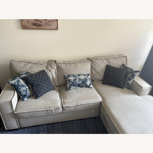 Used Bob's Discount Furniture Playscape 2 Piece Sectional for sale on AptDeco