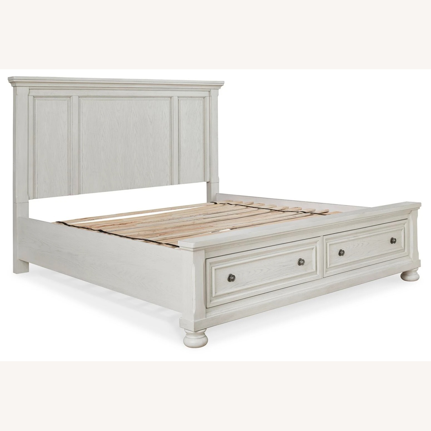 Ashley Furniture Robbinsdale White Wood Queen Bed - image-6