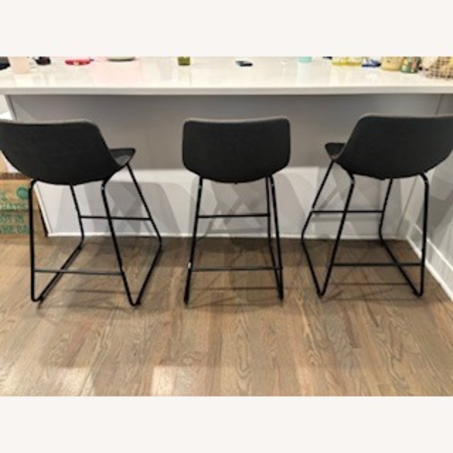 Wayfair Dark Gray Stools - image-2