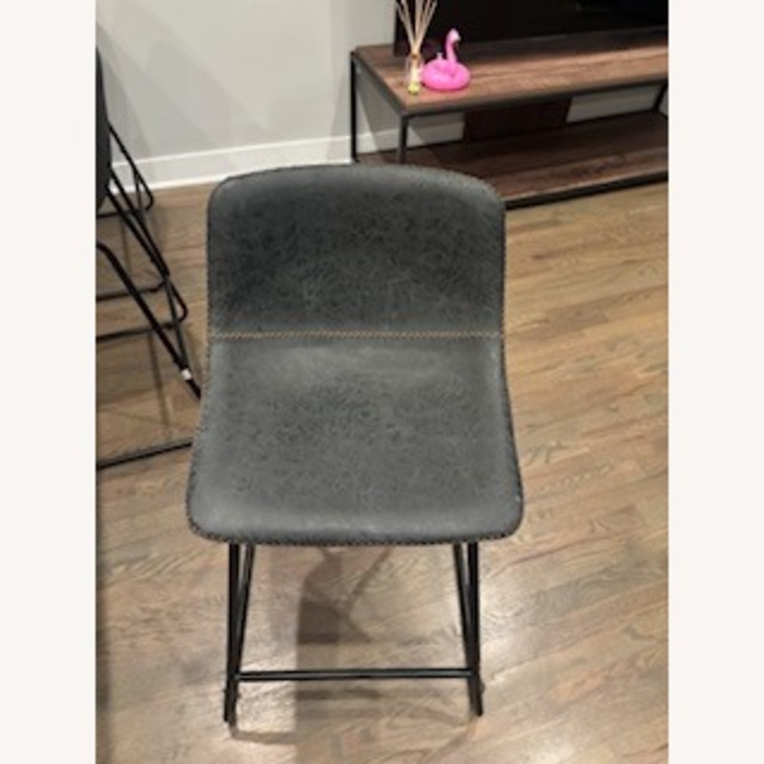 Wayfair Dark Gray Stools - image-4