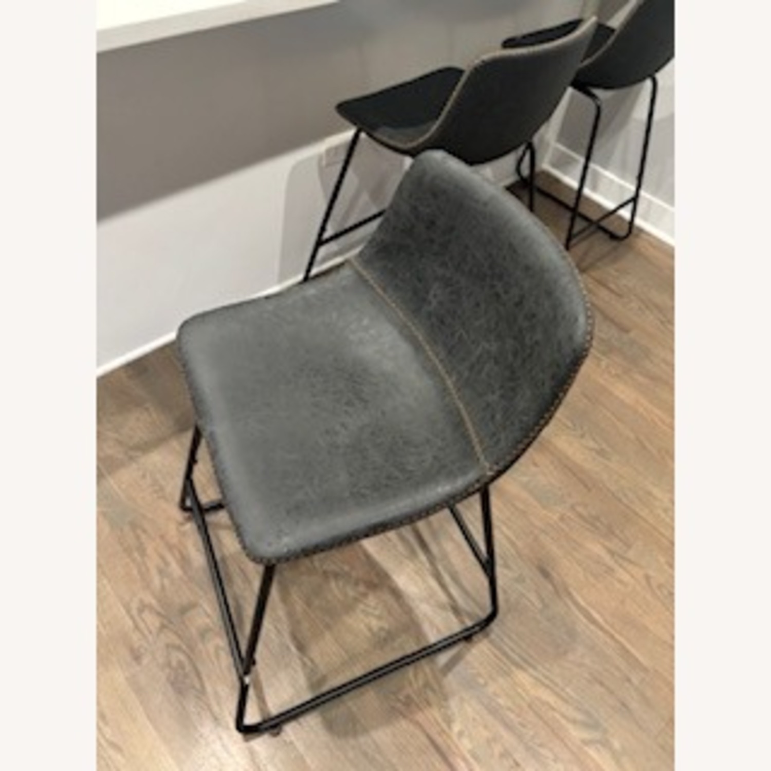 Wayfair Dark Gray Stools - image-3