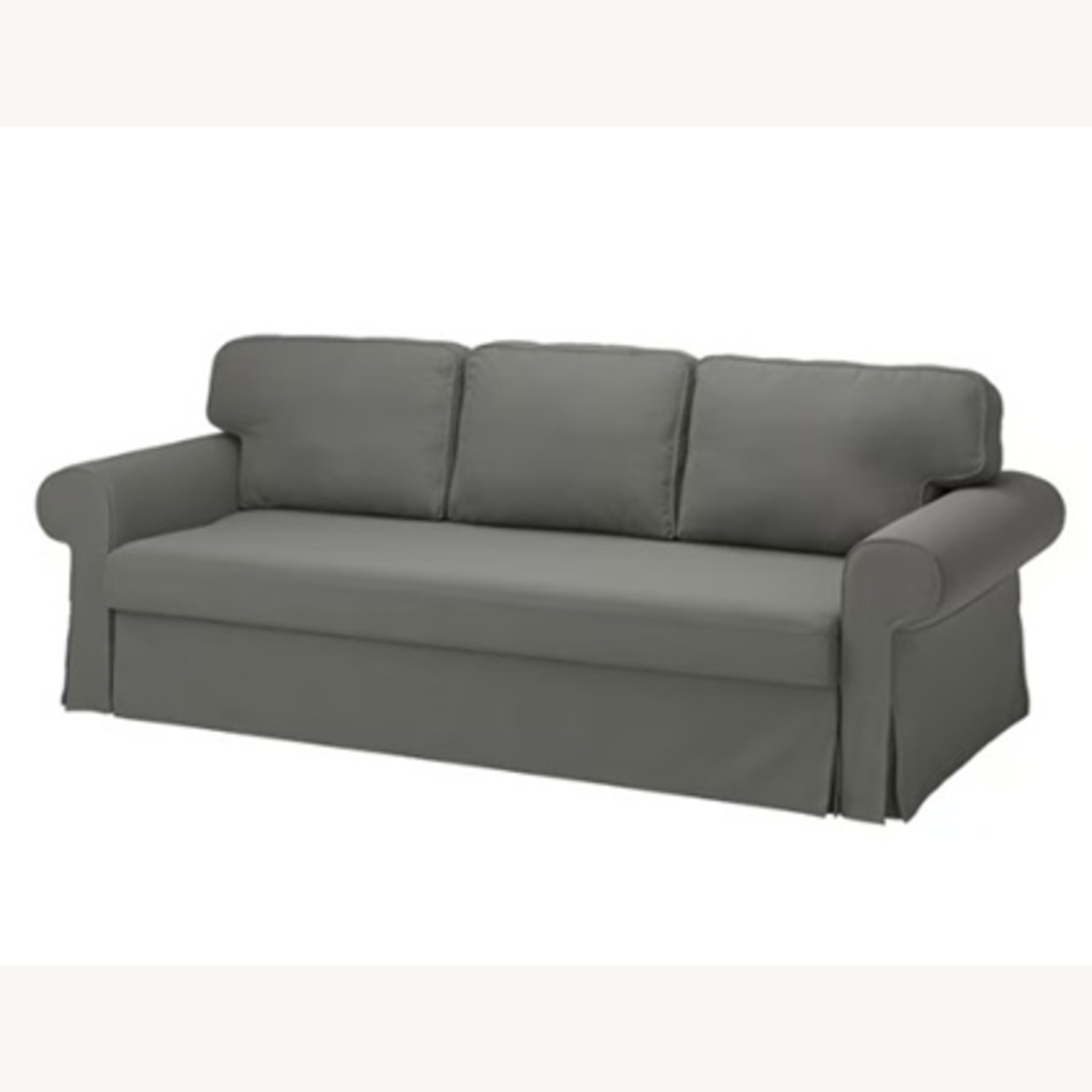 IKEA Dark Gray Fabric Sleeper Sofa - image-5