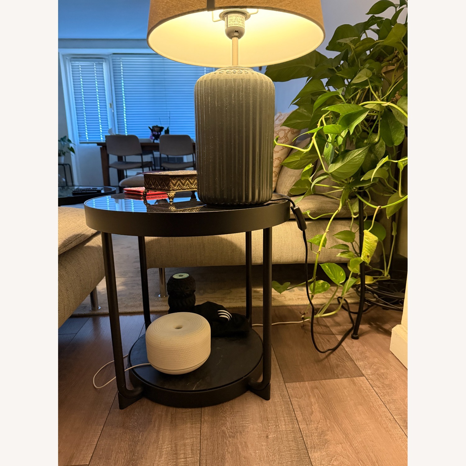 IKEA FRÖTORP Black Metal Side Table - image-2