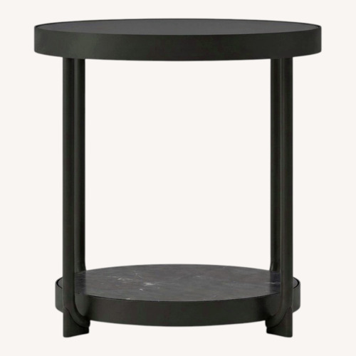 Used IKEA FRÖTORP Black Metal Side Table for sale on AptDeco