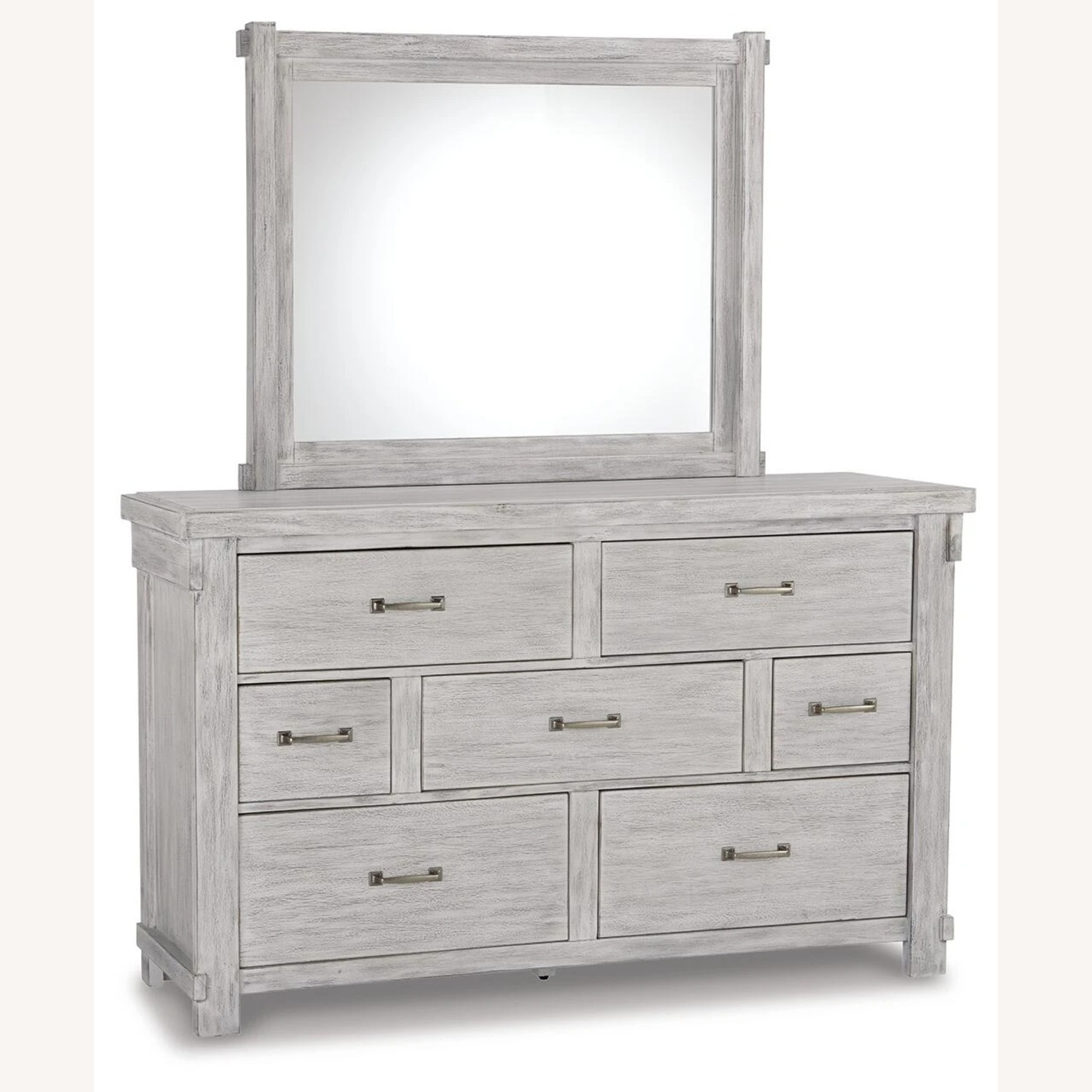 Ashley Furniture Brashland White Wood Dresser - image-4
