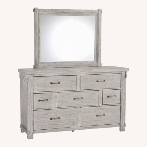 Used Ashley Furniture Brashland White Wood Dresser for sale on AptDeco