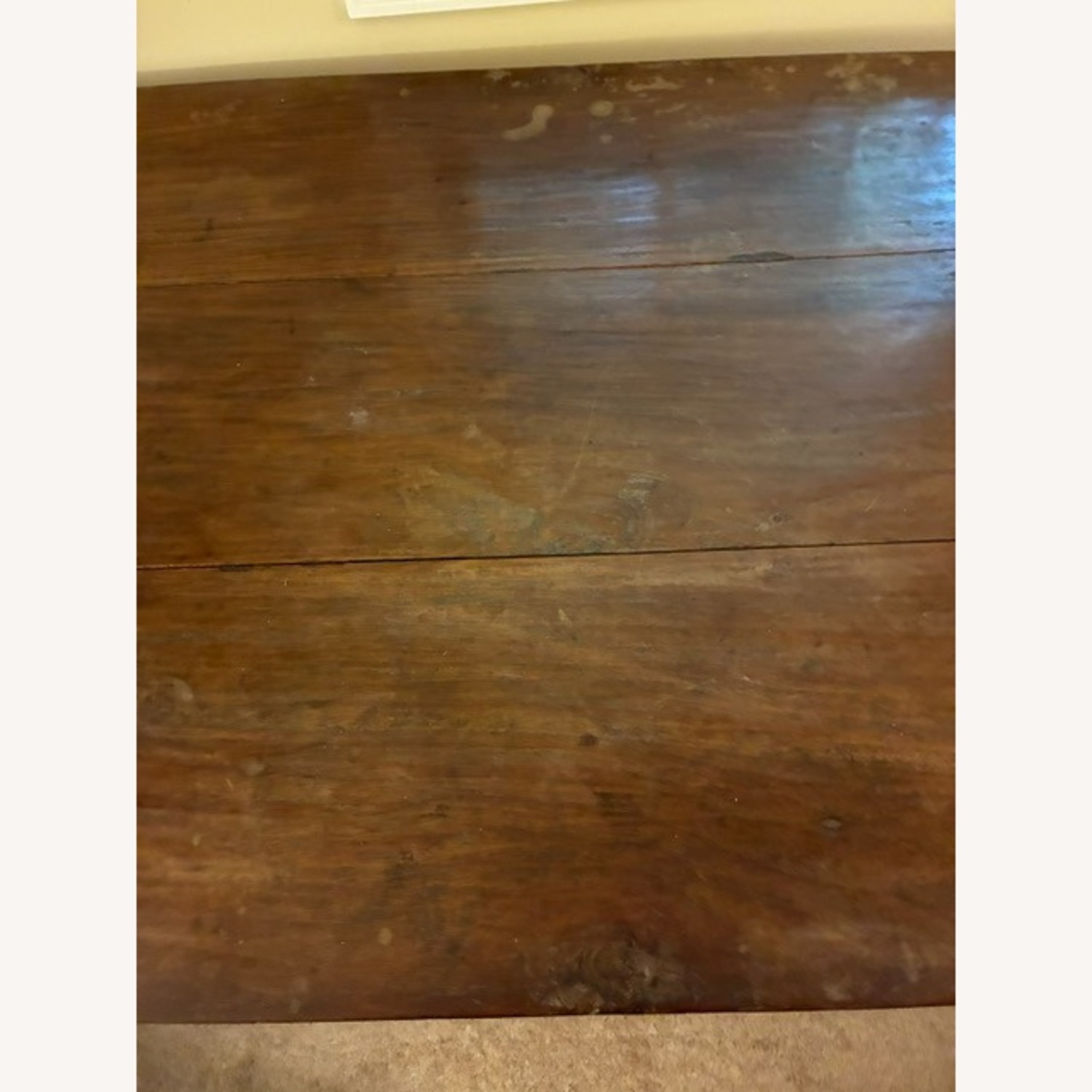 Antique Hand Made Wood Mexican Desk - image-6