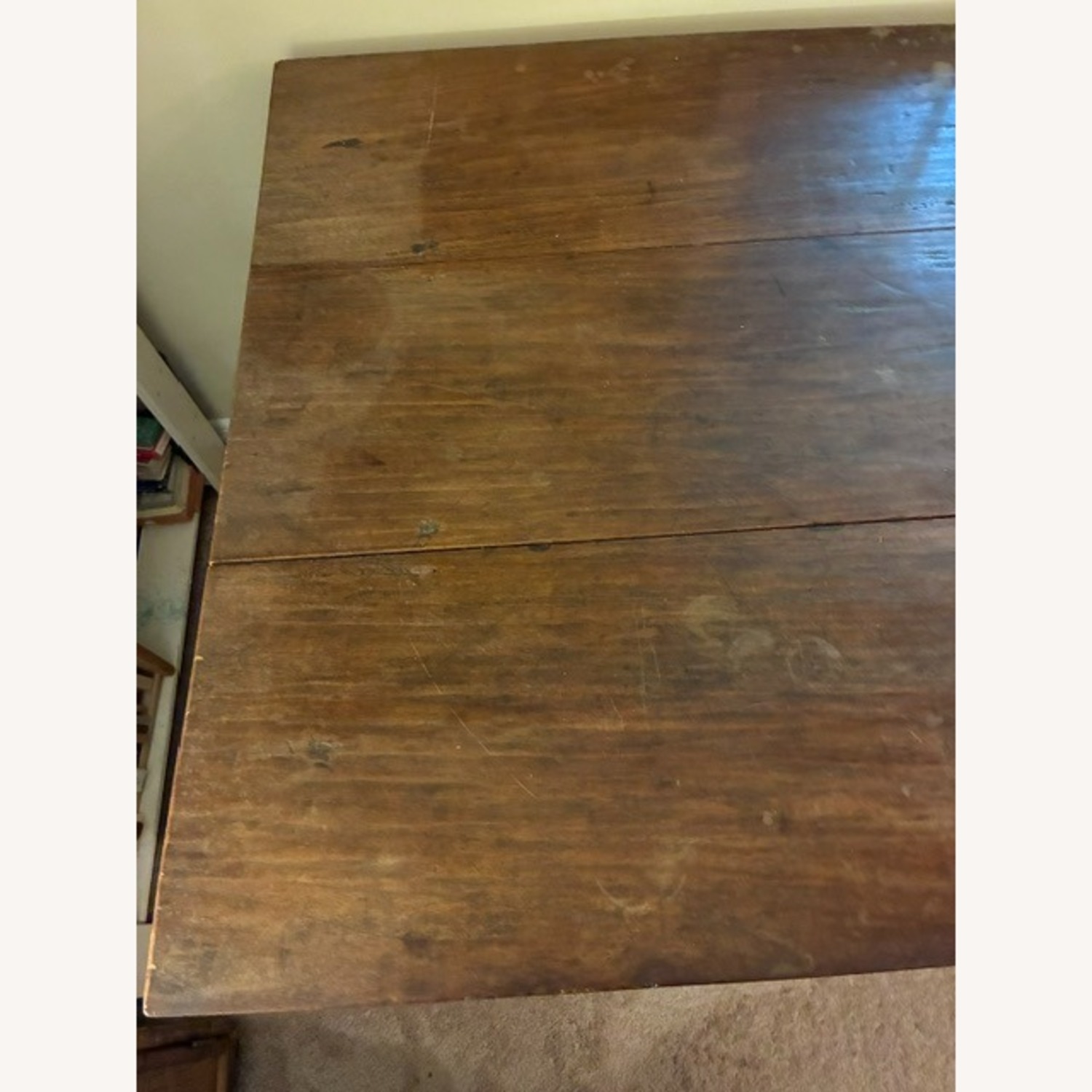 Antique Hand Made Wood Mexican Desk - image-5