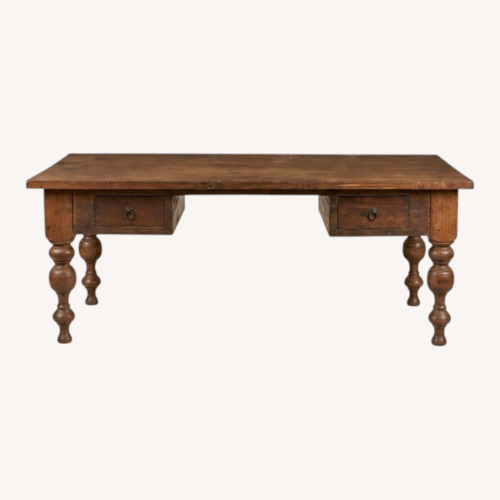 Used Antique Hand Made Wood Mexican Desk for sale on AptDeco