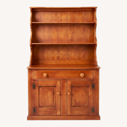 Used Vintage/Antique Light Brown Wood Sideboard for sale on AptDeco