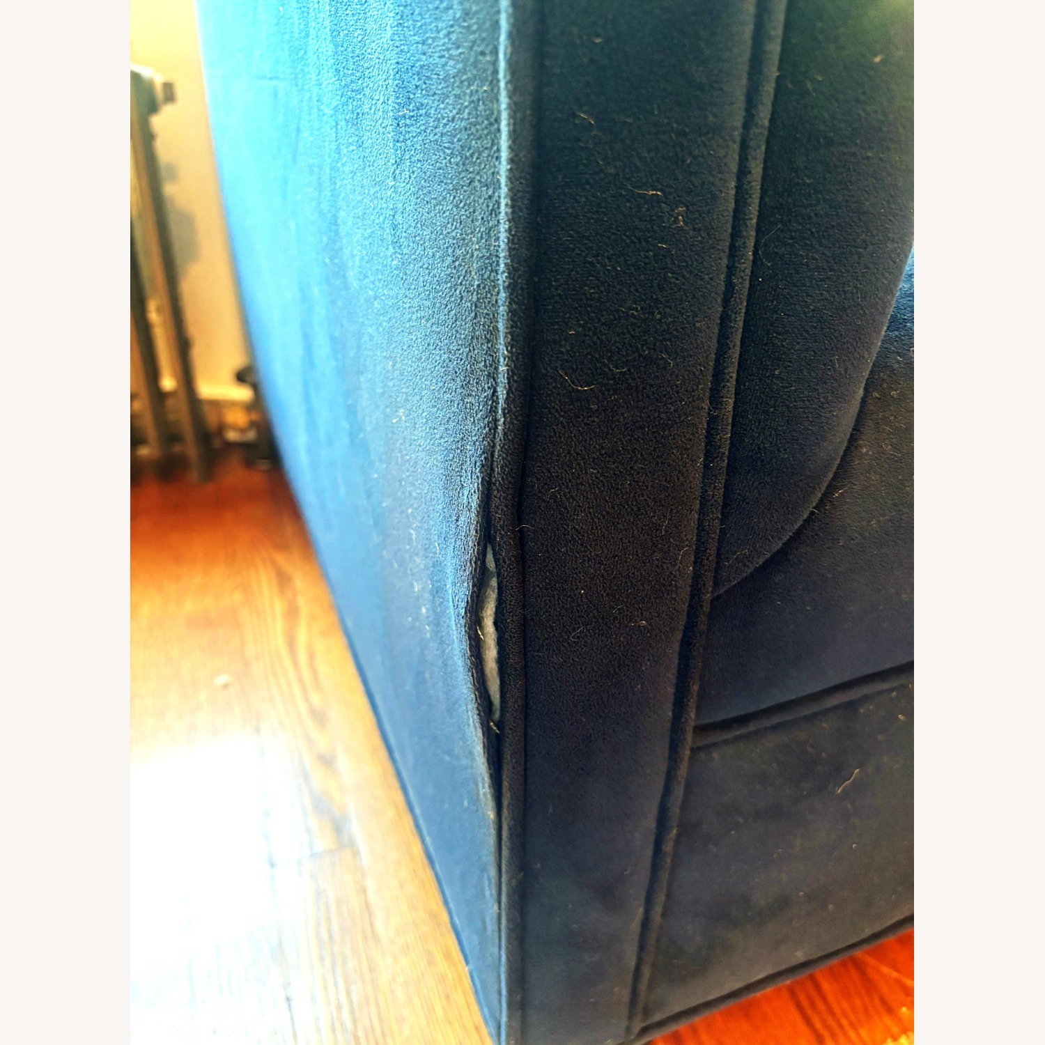 ModShop Navy Velvet Deep Tufted Sofa - image-4