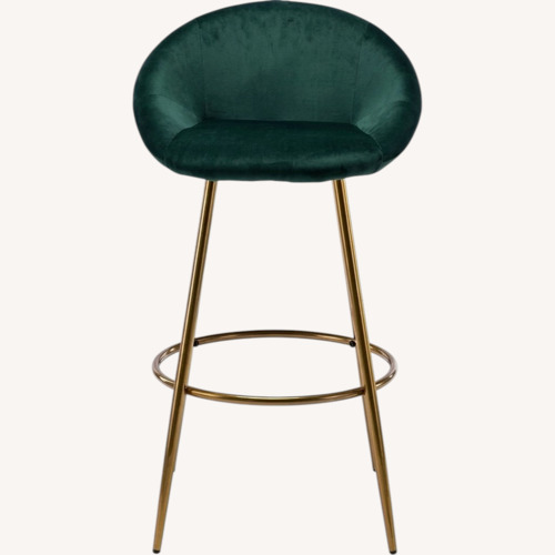 Used Dark Green Velvet Stools for sale on AptDeco