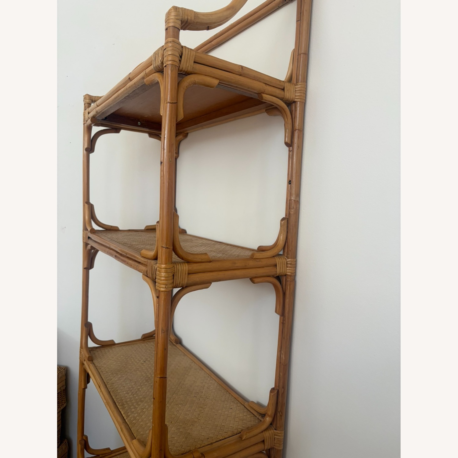 Rattan & Woven Cane 5-Tier Étagère  - image-2