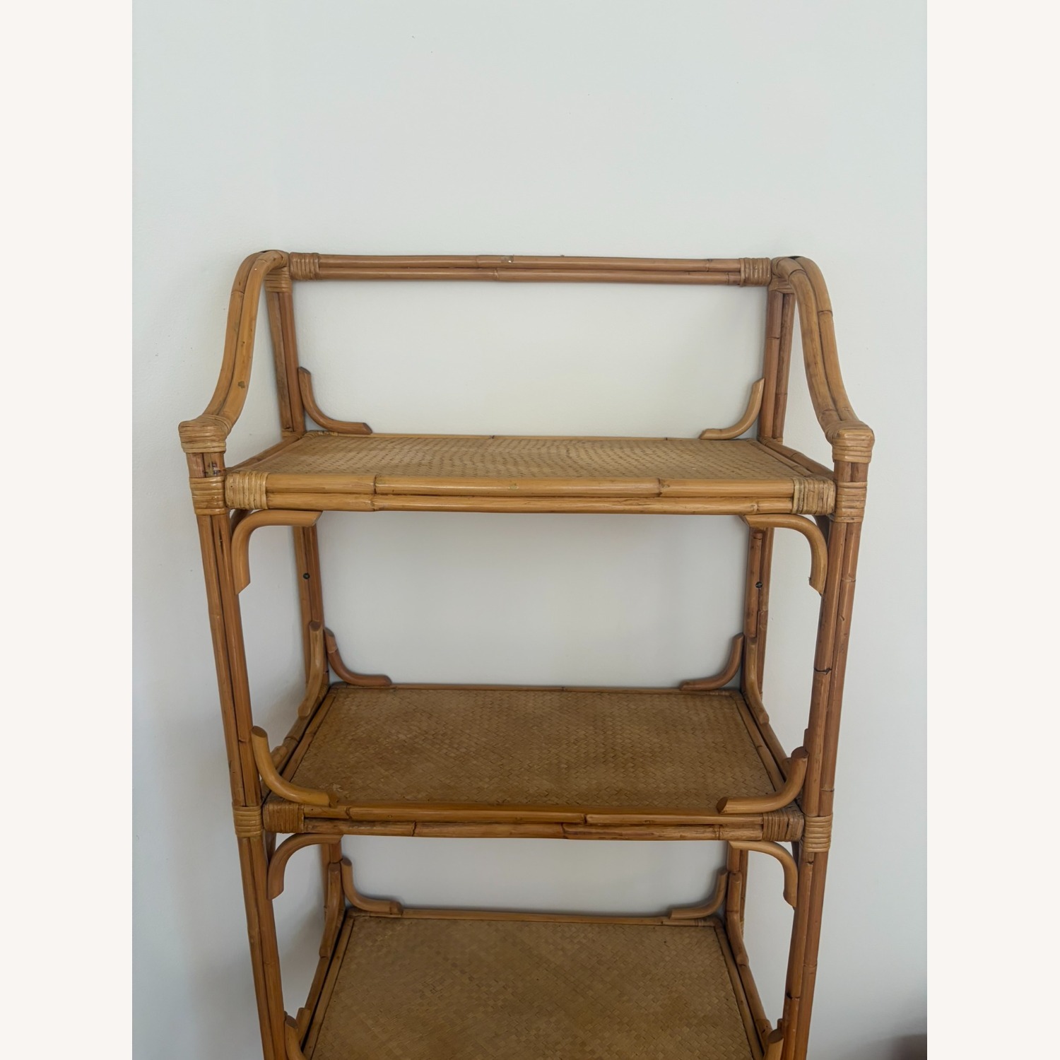 Rattan & Woven Cane 5-Tier Étagère  - image-3