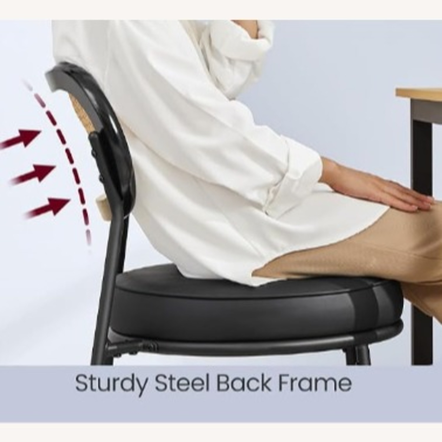 Amazon Vasagle Black Faux Leather Dining Chairs - image-5