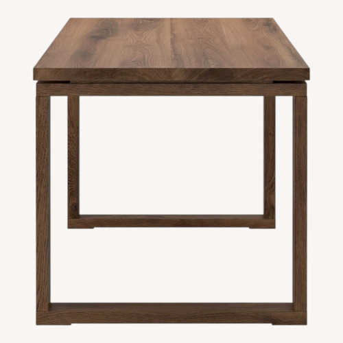 Used IKEA Dark Brown Wood Dining Table with 4 Chairs for sale on AptDeco