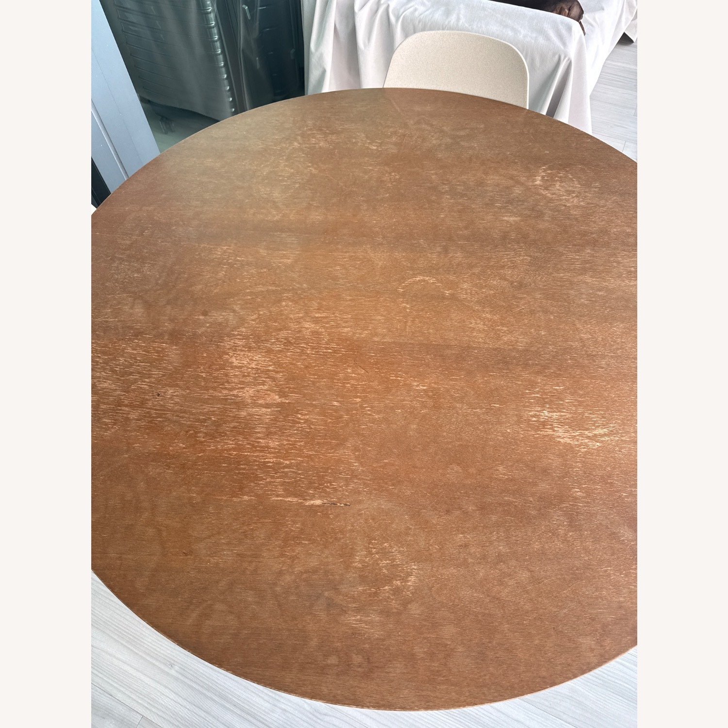 Article Walnut Rounded Dining Table - image-3