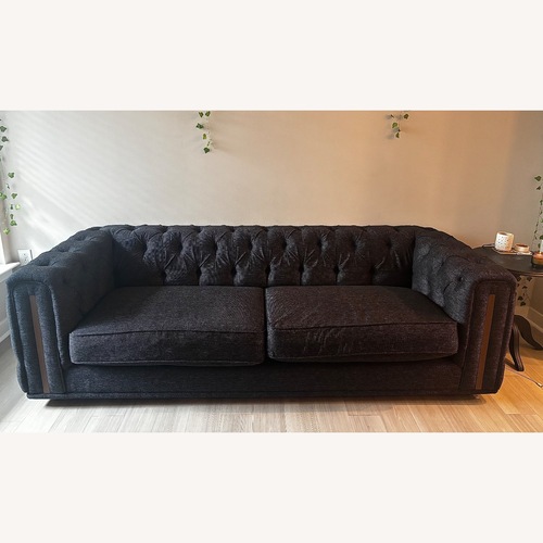 Used Dark Gray Fabric 2 Seater Sofa for sale on AptDeco