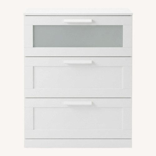 Used IKEA Brimnes White Wood Dresser for sale on AptDeco