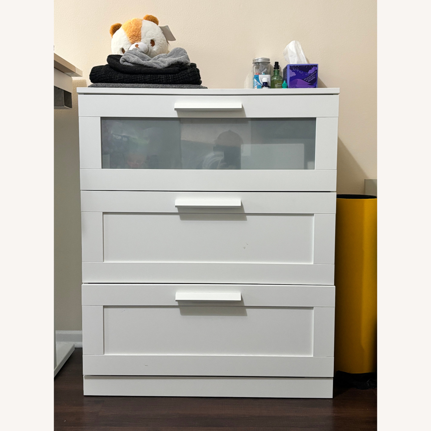 IKEA Brimnes White Wood Dresser - image-1