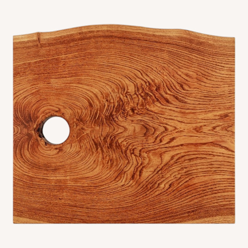 Used Live-Edge Curly Maple Single Slab Coffee Table for sale on AptDeco