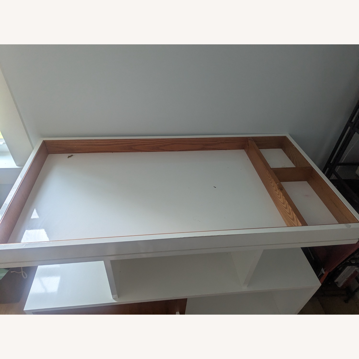 White Wood David Netto Changing Table  - image-3