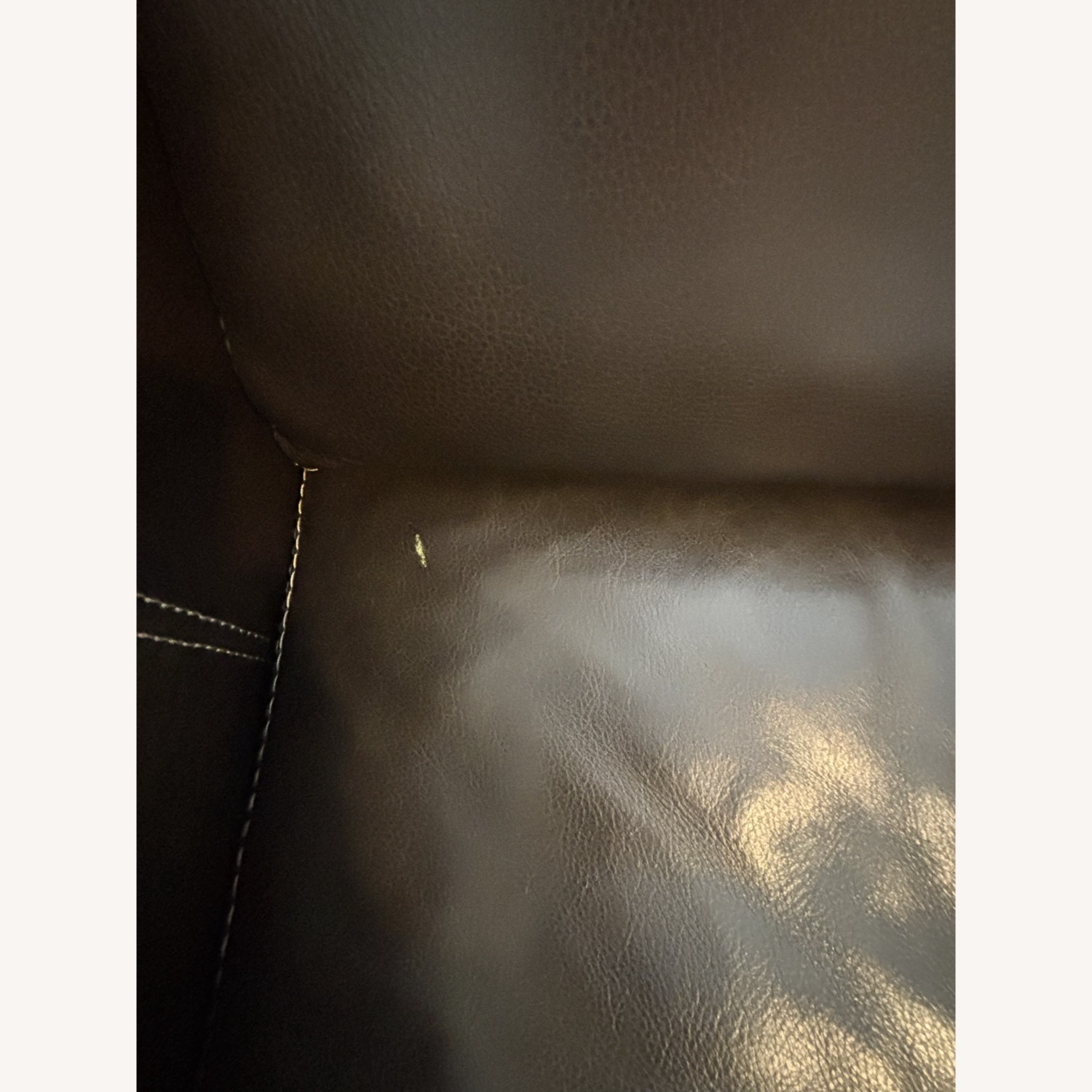 City Furniture Dark Brown Leather 4 Pc Sectional - image-3