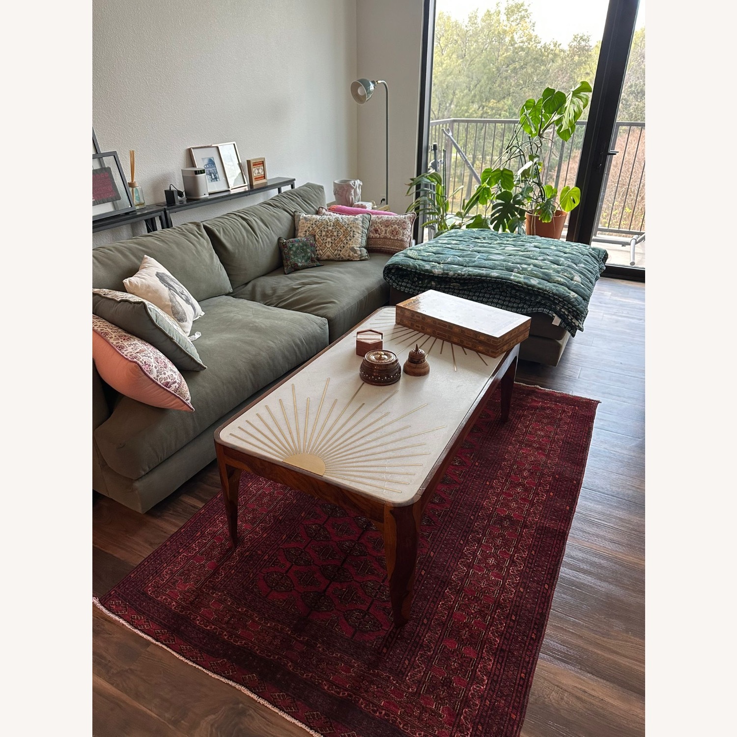 West Elm Haven 96” Couch with 39” Ottoman   - image-3
