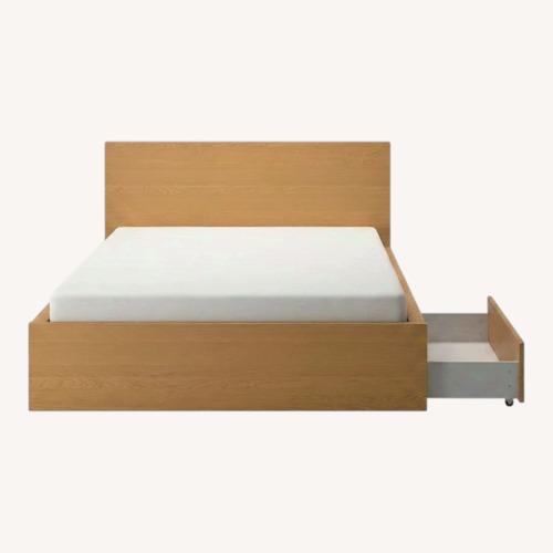 Used IKEA MALM Queen Storage Bed for sale on AptDeco