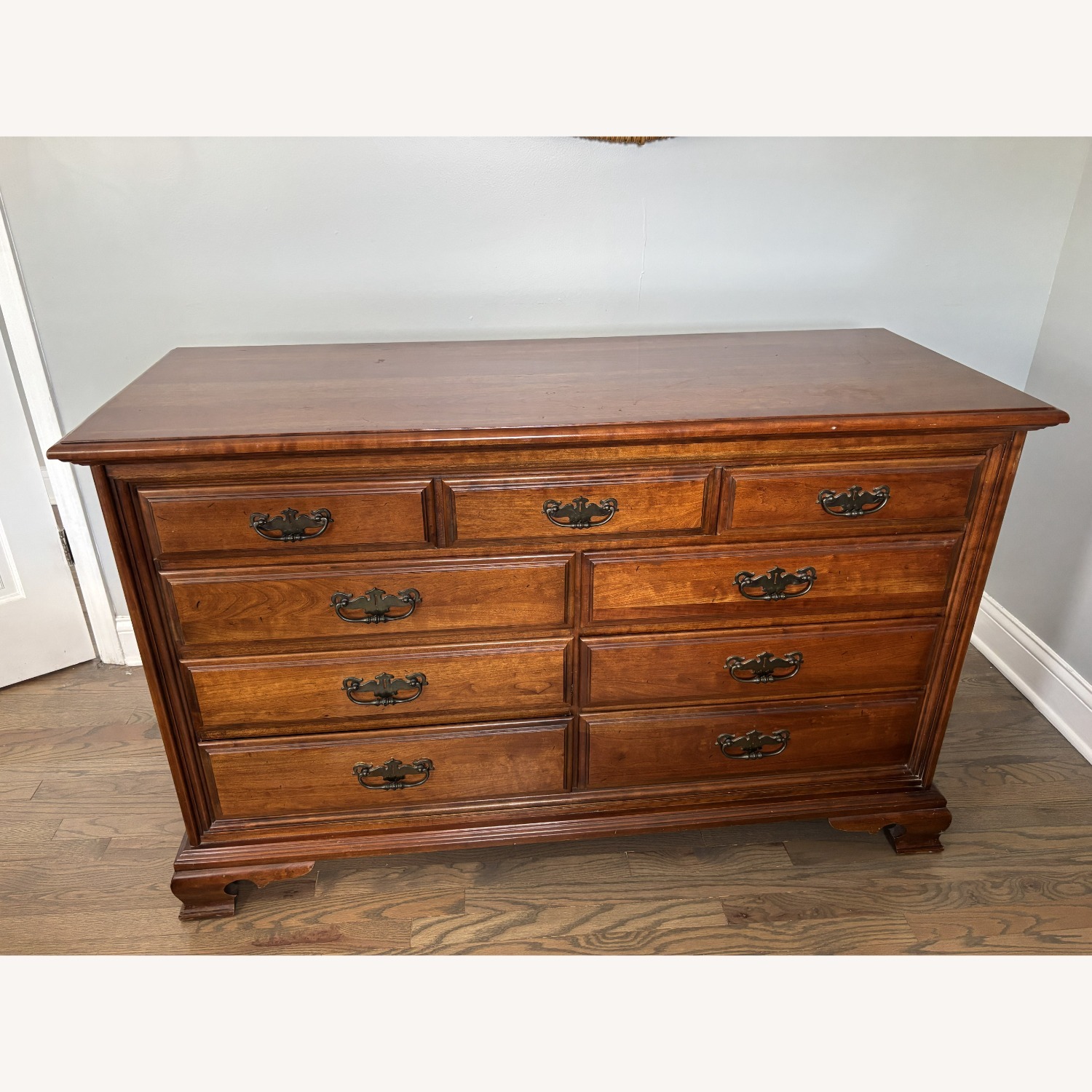 Vintage/Antique Dark Brown Dresser - image-1