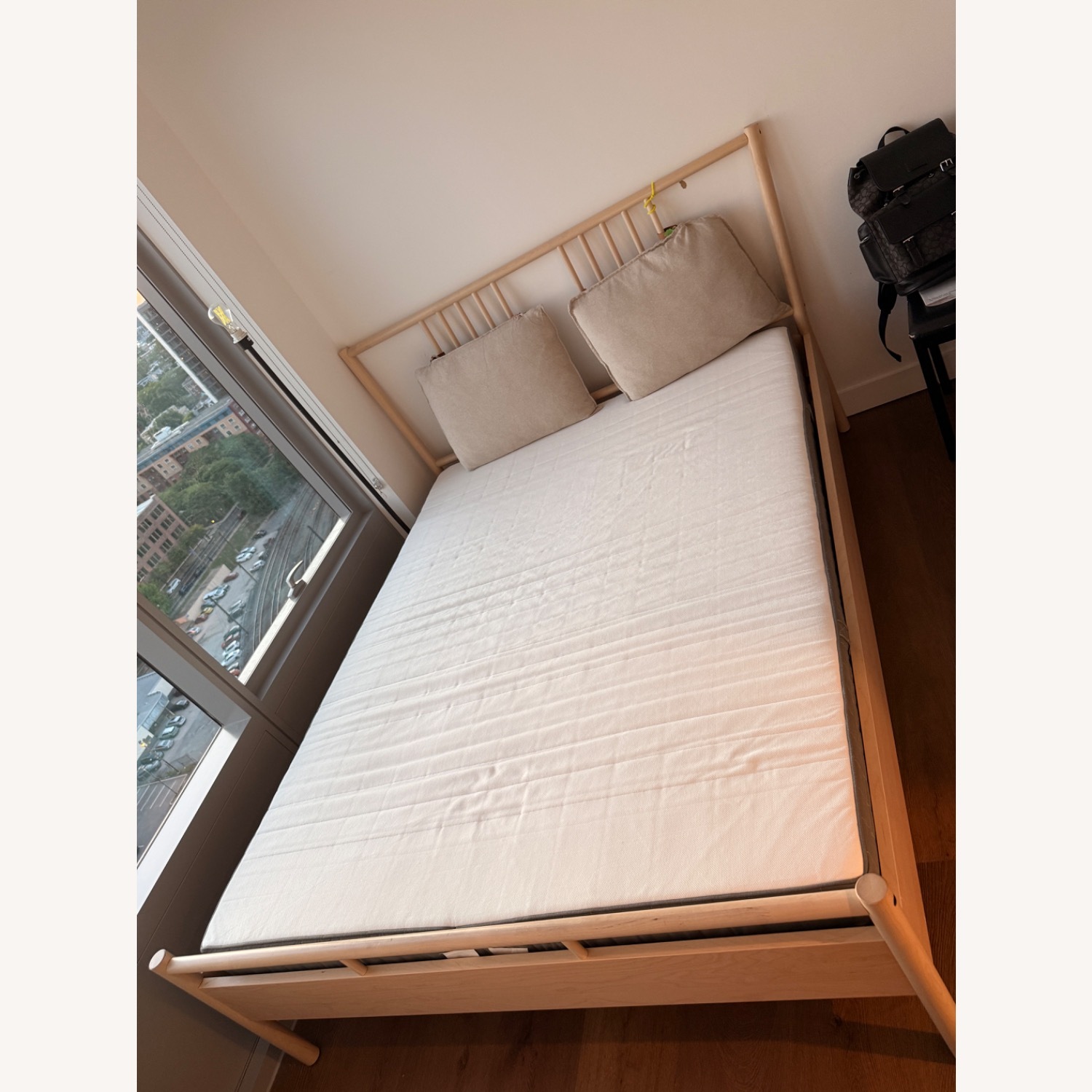 IKEA Björksnäs Natural Wood Queen Bed - image-3