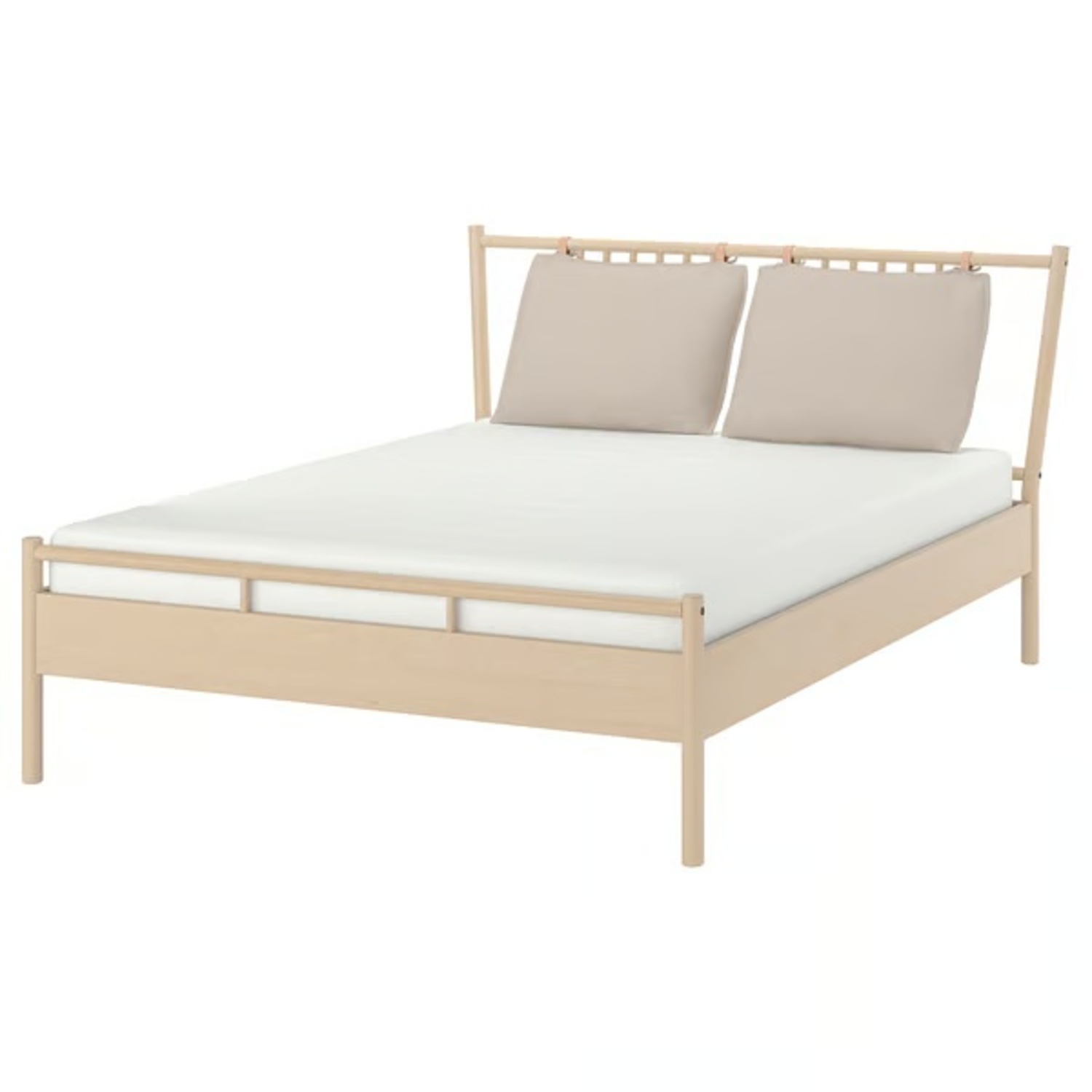 IKEA Björksnäs Natural Wood Queen Bed - image-4