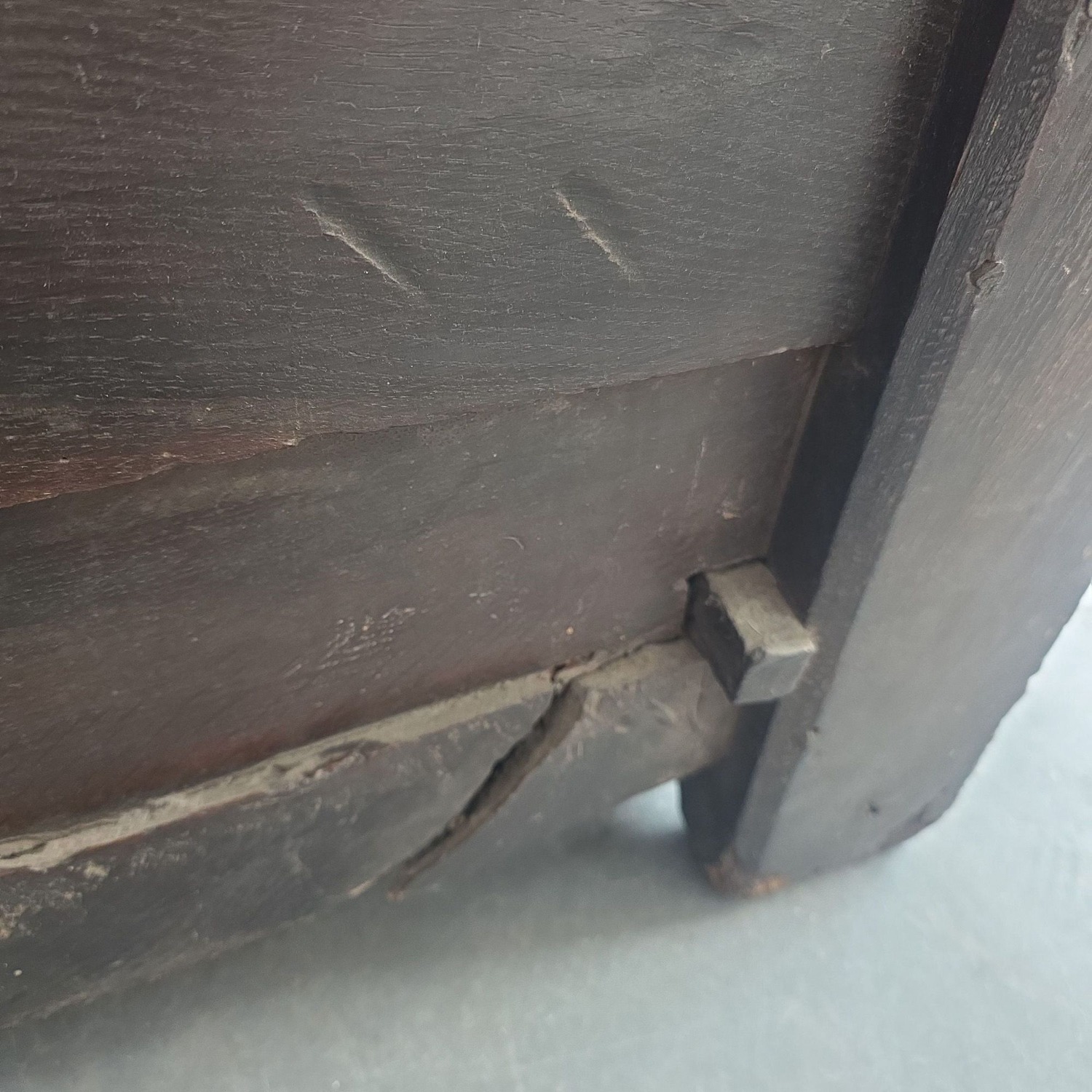 Antique 16th Century Mule Chest	 - image-10